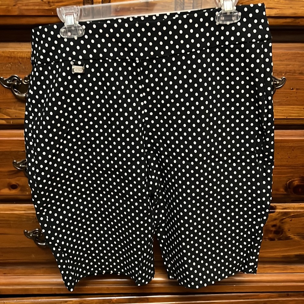 Bermuda shorts black/white polka dot